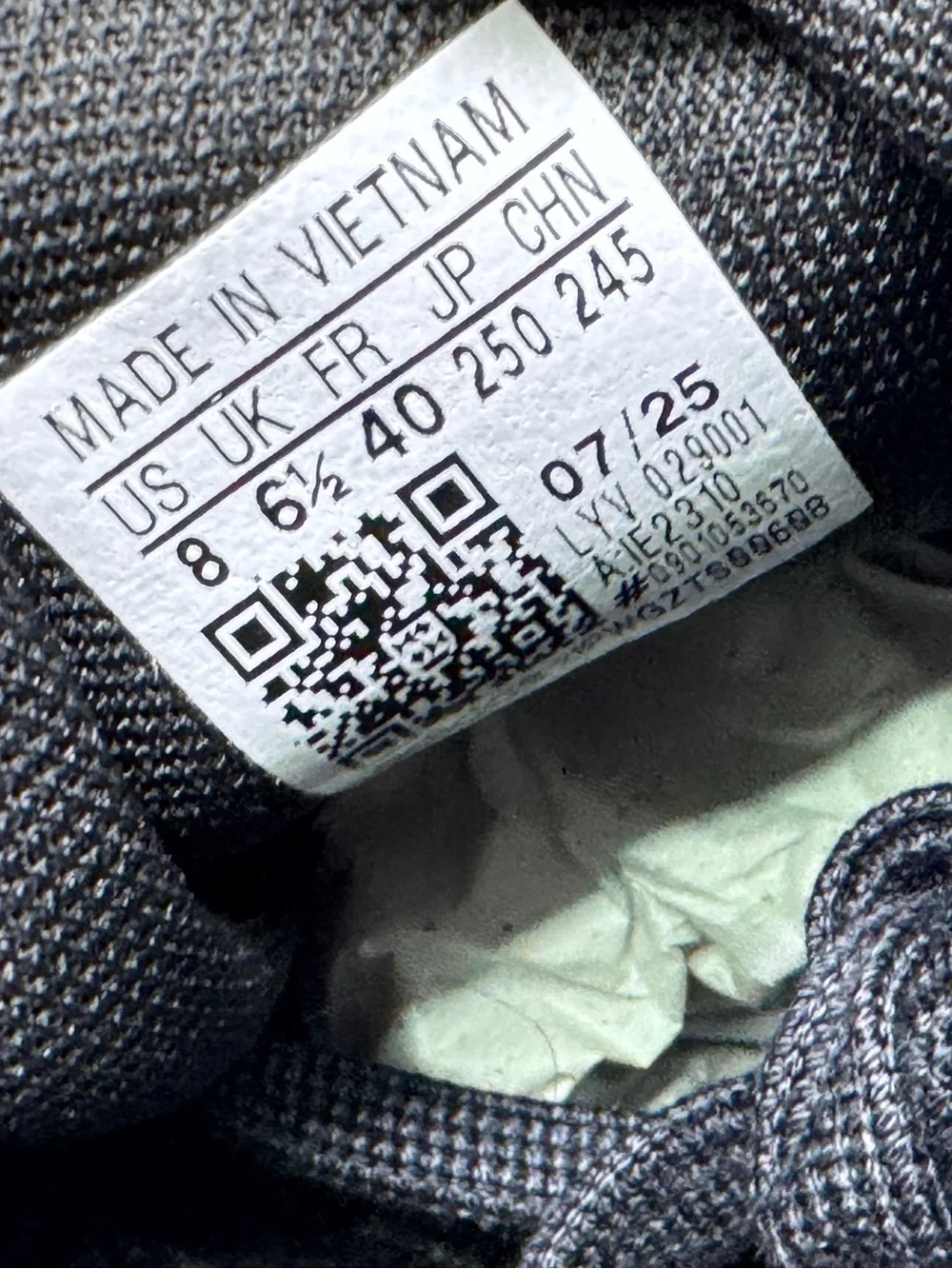 adidas never used